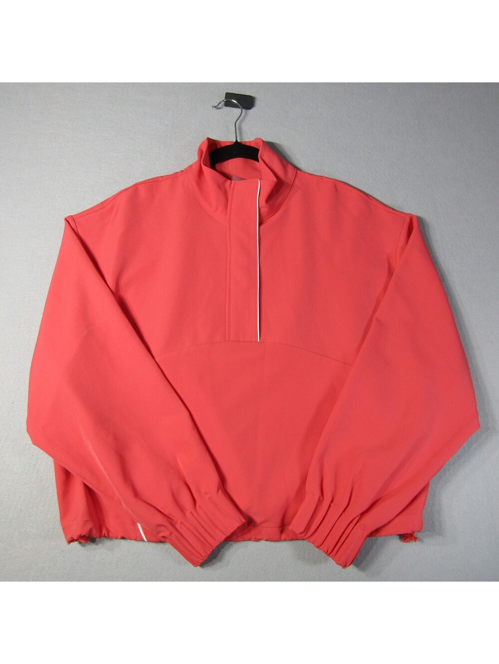 NWT Calia Golf Woven Quarter Zip Pullover Sweatshirt Women's M Crimson Pink